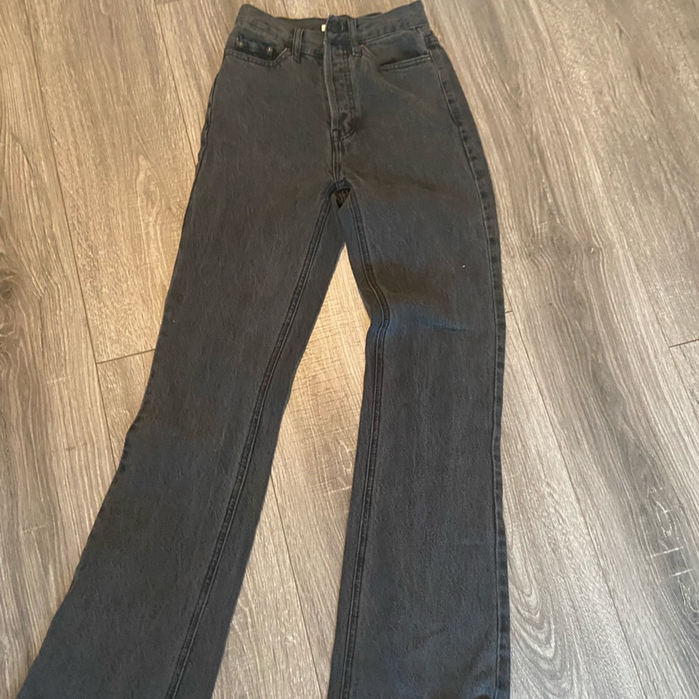 Pacsun bootleg black jeans size 22